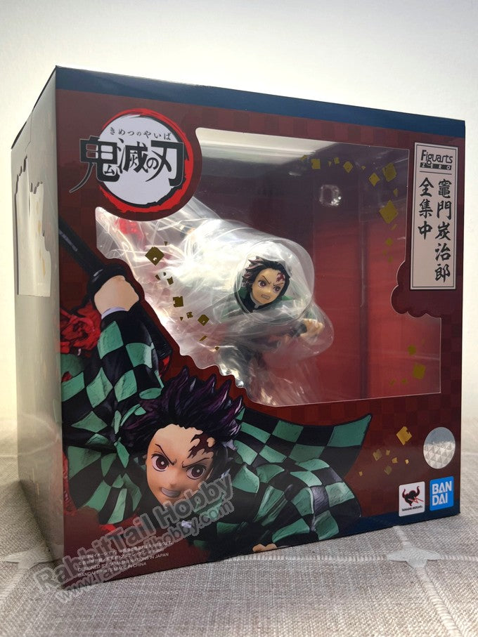 BANDAI Tamashii Nations FiguartsZero Tanjiro Kamado Total Concentration Breathing - Demon Slayer Figure