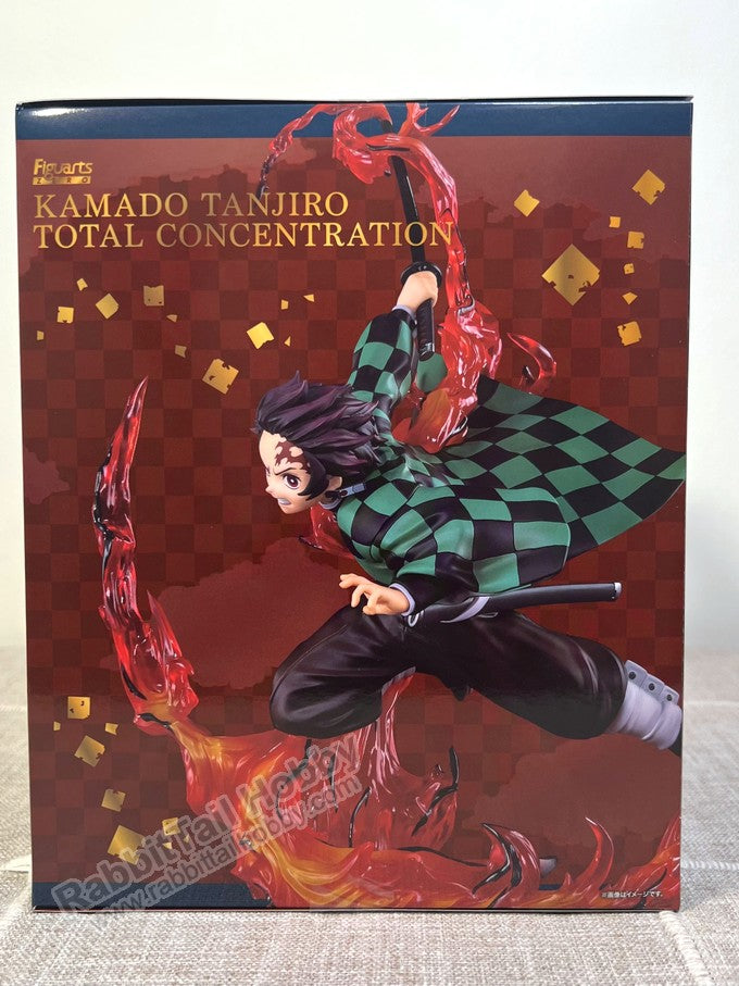 BANDAI Tamashii Nations FiguartsZero Tanjiro Kamado Total Concentration Breathing - Demon Slayer Figure