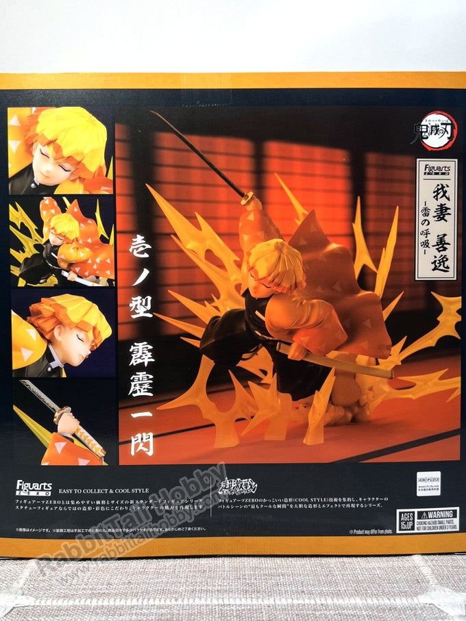 BANDAI Tamashii Nations FiguartsZero Zenitsu Agatsuma Thunder Breathing - Demon Slayer Non Scale Figure