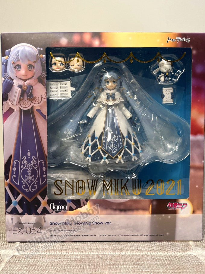 Max Factory EX-064 figma Snow Miku: Glowing Snow Ver. - Character Vocal Series 01: Hatsune Miku Action Figure