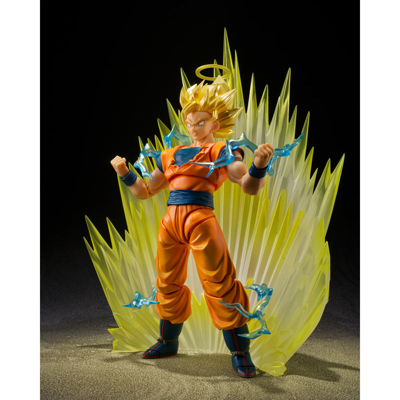 BANDAI Tamashii Nations S.H.Figuarts Super Saiyan 2 Son Goku Exclusive Edition SDCC 2022 - Dragon Ball Z Action Figure