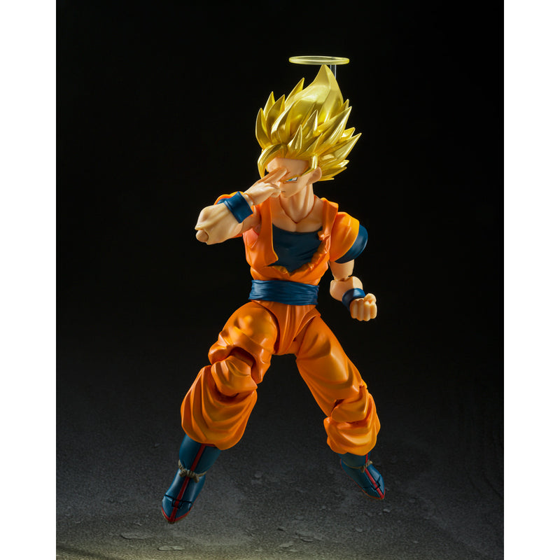 BANDAI Tamashii Nations S.H.Figuarts Super Saiyan 2 Son Goku Exclusive Edition SDCC 2022 - Dragon Ball Z Action Figure
