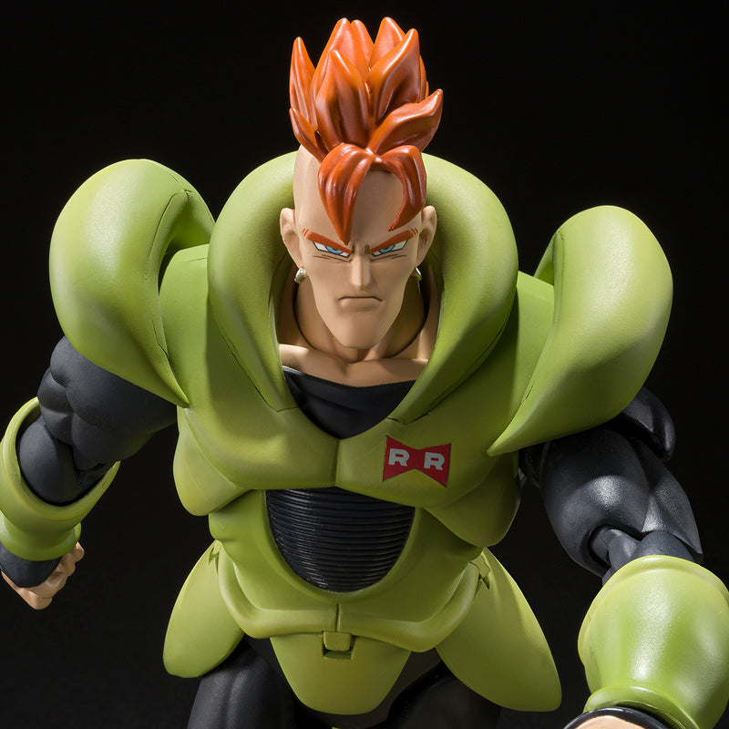 BANDAI Tamashii Nations S.H.Figuarts Android 16 Exclusive Edition SDCC 2022 - Dragon Ball Z Action Figure
