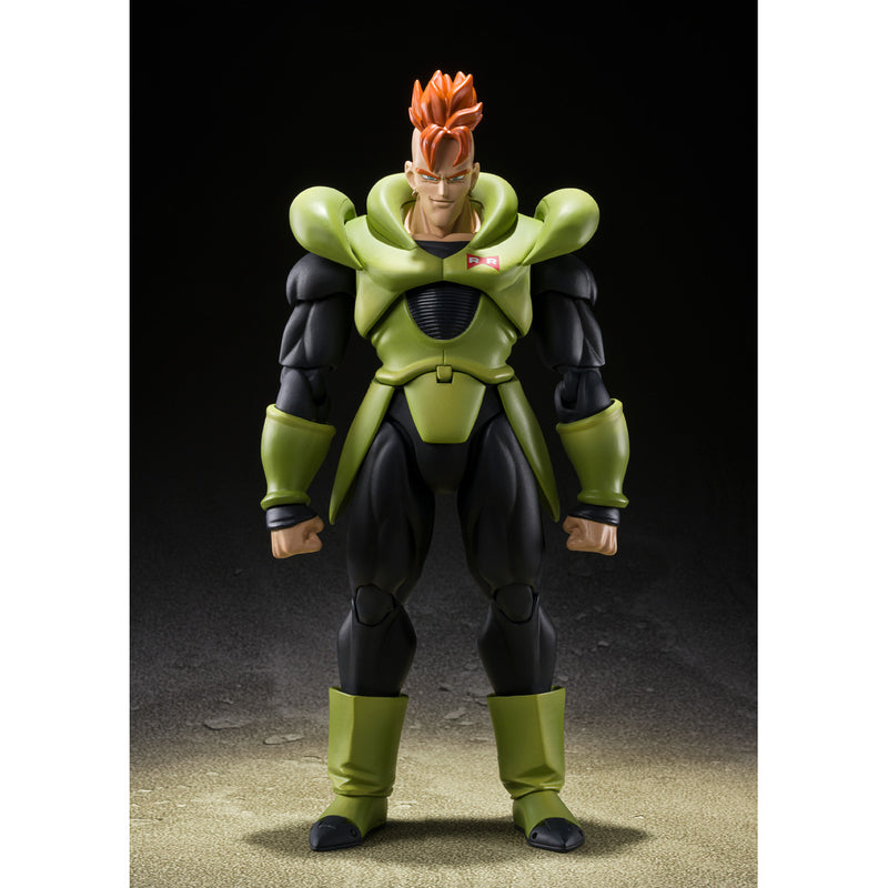 BANDAI Tamashii Nations S.H.Figuarts Android 16 Exclusive Edition SDCC 2022 - Dragon Ball Z Action Figure