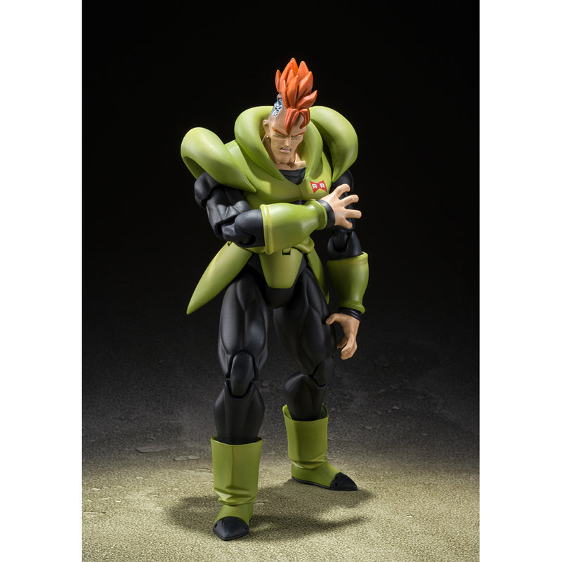 BANDAI Tamashii Nations S.H.Figuarts Android 16 Exclusive Edition SDCC 2022 - Dragon Ball Z Action Figure