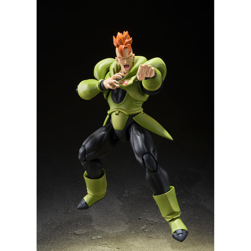 BANDAI Tamashii Nations S.H.Figuarts Android 16 Exclusive Edition SDCC 2022 - Dragon Ball Z Action Figure