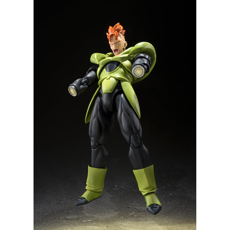 BANDAI Tamashii Nations S.H.Figuarts Android 16 Exclusive Edition SDCC 2022 - Dragon Ball Z Action Figure