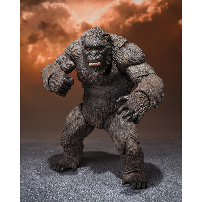 BANDAI Tamashii Nations S.H.Monsterarts Kong From Godzilla Vs. Kong (2021) Exclusive Edition SDCC 2022 - Godzilla vs Kong Action Figure