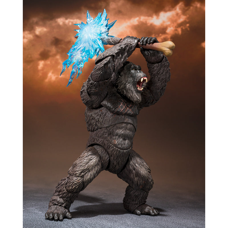 BANDAI Tamashii Nations S.H.Monsterarts Kong From Godzilla Vs. Kong (2021) Exclusive Edition SDCC 2022 - Godzilla vs Kong Action Figure
