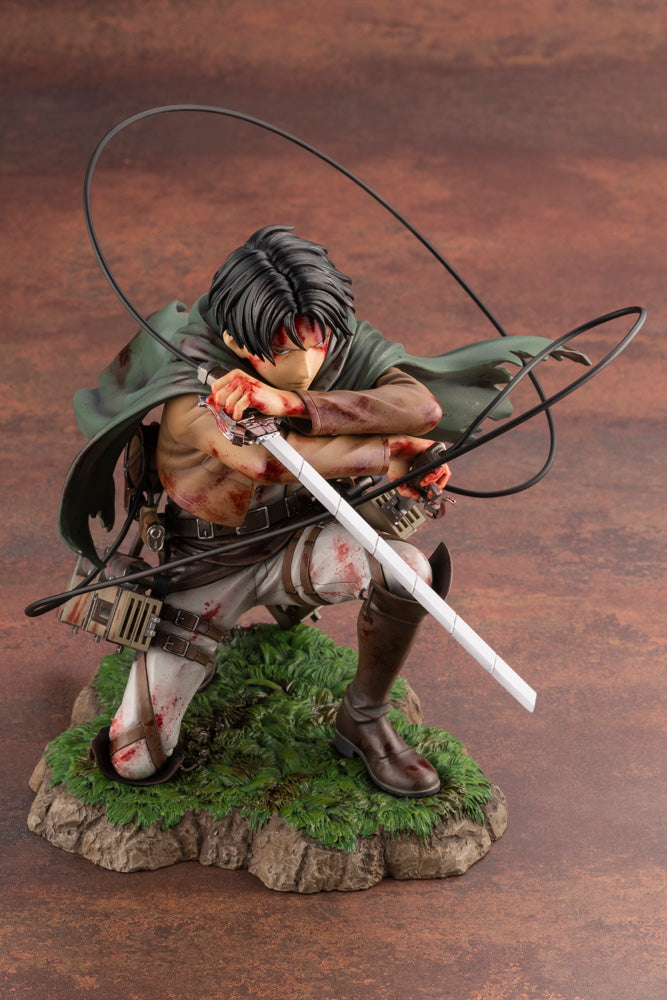 KOTOBUKIYA ARTFX J PP875 Levi Fortitude Ver. - Attack On Titan 1/7 Scale Figure