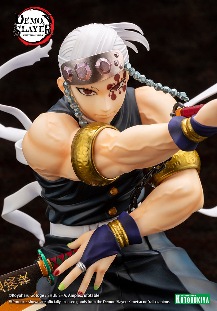 KOTOBUKIYA ARTFX J PV041 Tengen Uzui - Demon Slayer 1/8 Scale Figure