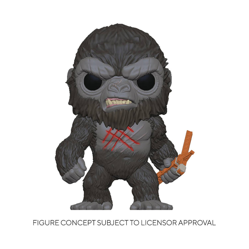 Funko POP! Movies 1022 Battle Scarred Kong - Godzilla VS Kong Chibi Figure
