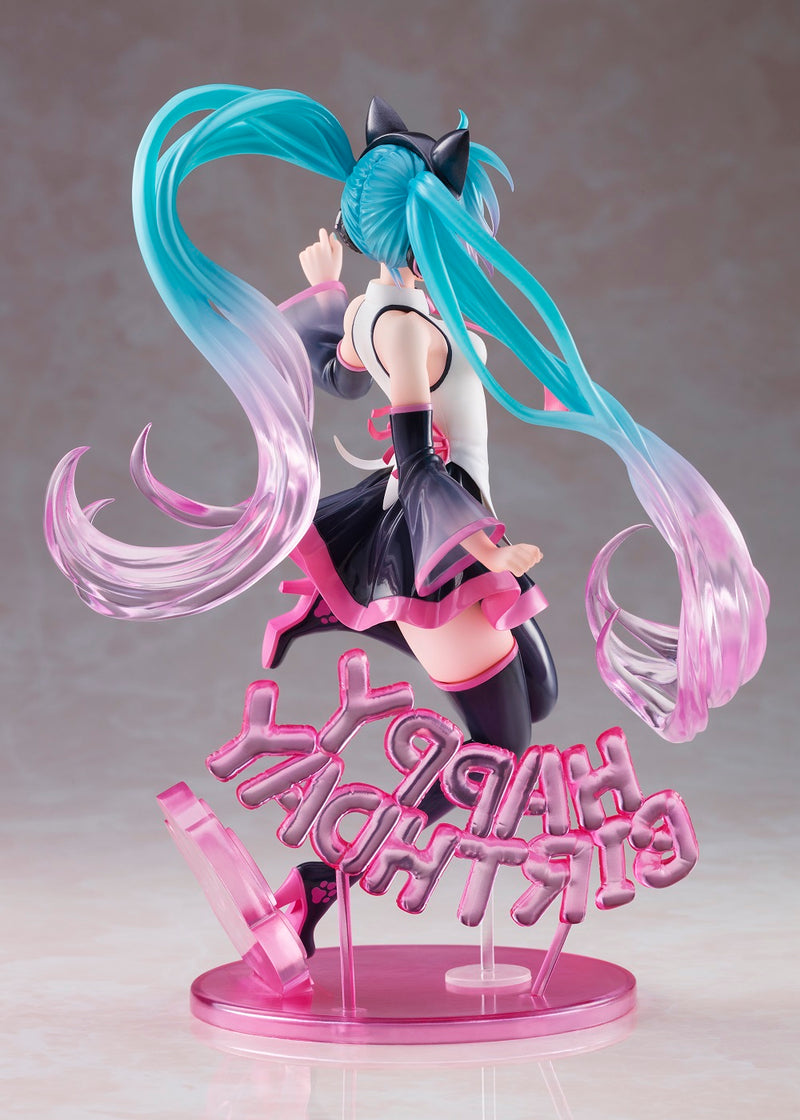 Taito AMP Figure Hatsune Miku Birthday 2021 ~Happy Cat ver~- Miku Prize Figure