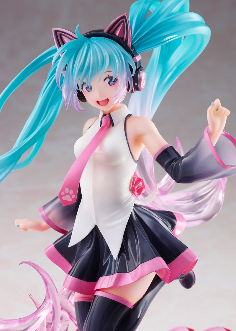 Taito AMP Figure Hatsune Miku Birthday 2021 ~Happy Cat ver~- Miku Prize Figure