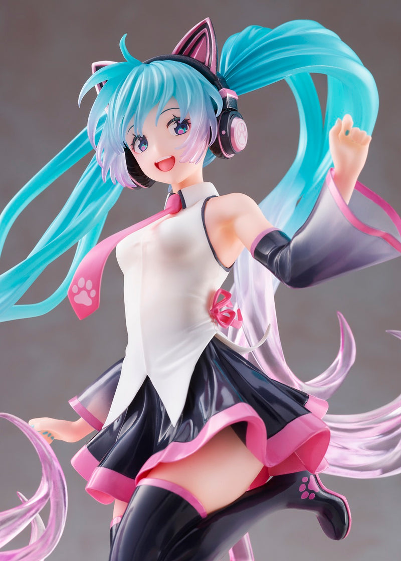 Taito AMP Figure Hatsune Miku Birthday 2021 ~Happy Cat ver~- Miku Prize Figure