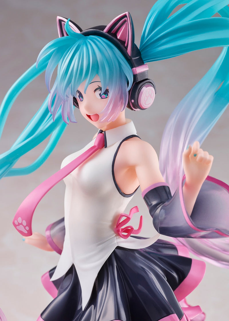 Taito AMP Figure Hatsune Miku Birthday 2021 ~Happy Cat ver~- Miku Prize Figure