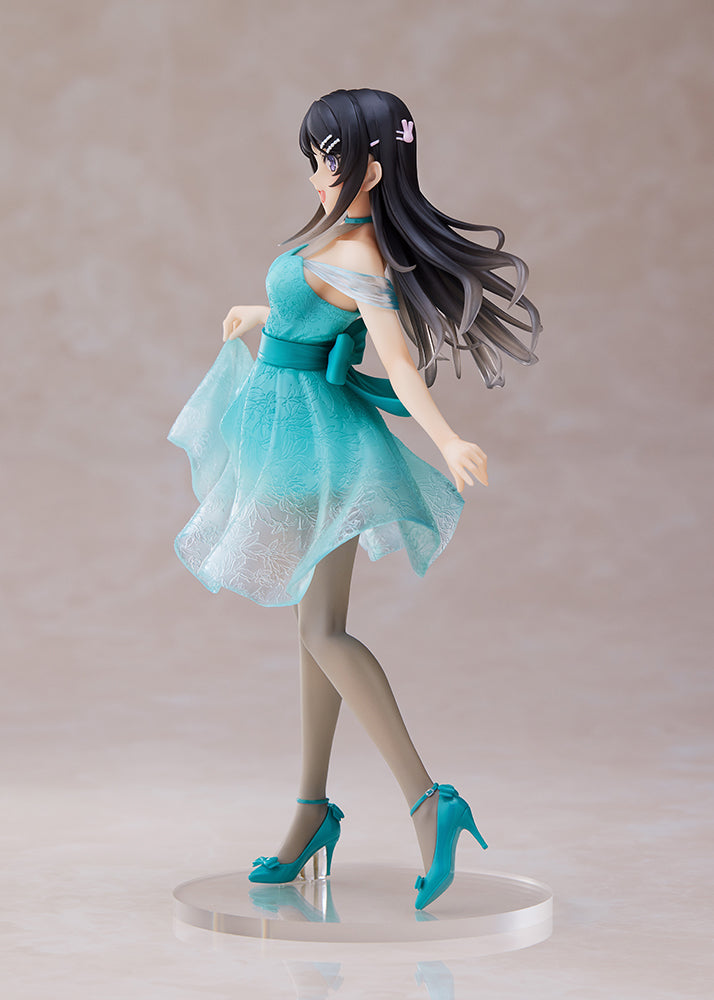 Taito Coreful Figure Sakurajima Mai ~Clear dress ver.~ - Rascal Does Not Dream of a Dreaming Girl Prize Figure
