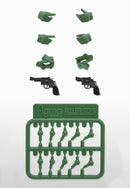 TOMYTEC LAOP07: figma Tactical Gloves 2 - Revolver Set (Green) - Little Armory Accessories