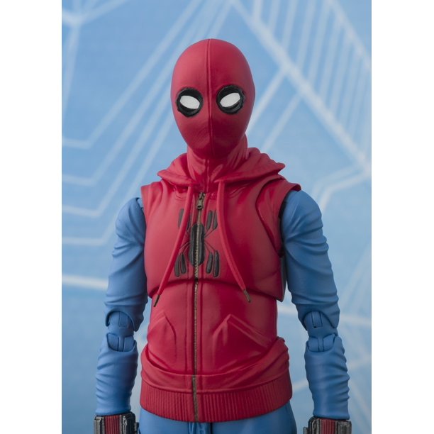 BANDAI Tamashii Nations S.H.Figuarts Spider-Man (Home Made Suit Ver.) - Spider-Man: Homecoming Action Figure