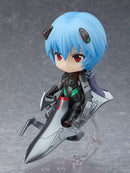 Good Smile Company 1419 Nendoroid Rei Ayanami [Tentative Name]: Plugsuit Ver. - Rebuild of Evangelion Action Figure