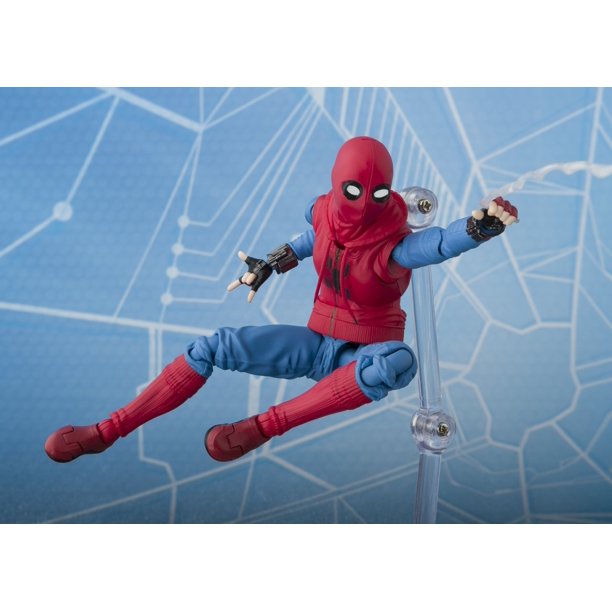 BANDAI Tamashii Nations S.H.Figuarts Spider-Man (Home Made Suit Ver.) - Spider-Man: Homecoming Action Figure