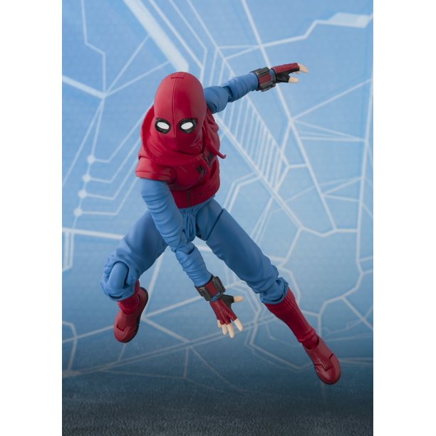 BANDAI Tamashii Nations S.H.Figuarts Spider-Man (Home Made Suit Ver.) - Spider-Man: Homecoming Action Figure