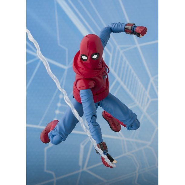 BANDAI Tamashii Nations S.H.Figuarts Spider-Man (Home Made Suit Ver.) - Spider-Man: Homecoming Action Figure