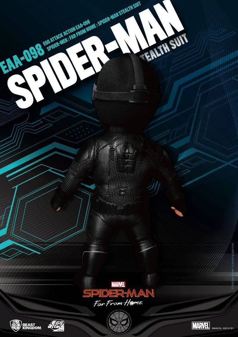 BEAST KINGDOM Egg Attack EAA-098 Spider-Man Stealth Suit - Spider-man Action Figure