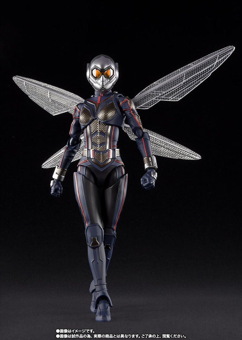 BANDAI Tamashii Nations S.H.Figuarts Wasp & Tamashii Stage - Ant-Man and the Wasp Action Figure