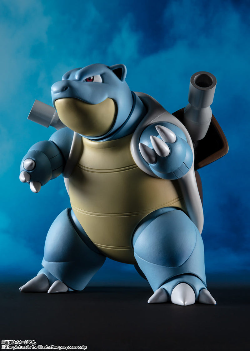 BANDAI Tamashii Nations S.H.Figuarts Blastoise Kamex Arts Remix - Pokemon Action Figure