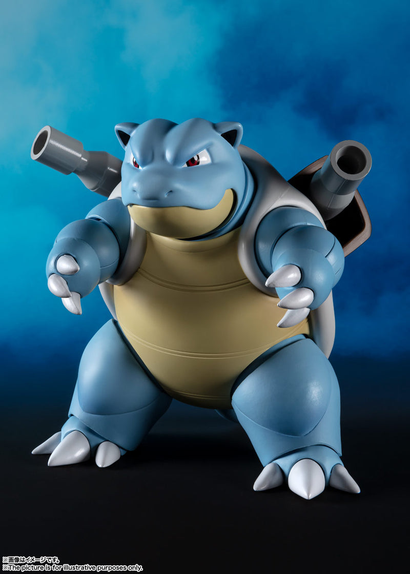 BANDAI Tamashii Nations S.H.Figuarts Blastoise Kamex Arts Remix - Pokemon Action Figure