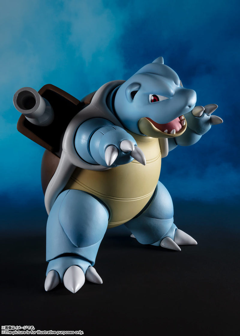 BANDAI Tamashii Nations S.H.Figuarts Blastoise Kamex Arts Remix - Pokemon Action Figure