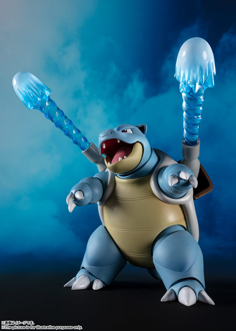 BANDAI Tamashii Nations S.H.Figuarts Blastoise Kamex Arts Remix - Pokemon Action Figure