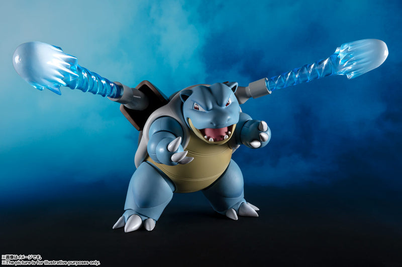 BANDAI Tamashii Nations S.H.Figuarts Blastoise Kamex Arts Remix - Pokemon Action Figure