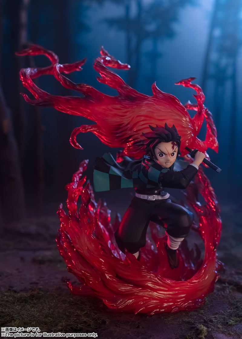 BANDAI Tamashii Nations Figuartszero Tanjiro Kamado Hinokami Kagura - Demon Slayer Action Figure