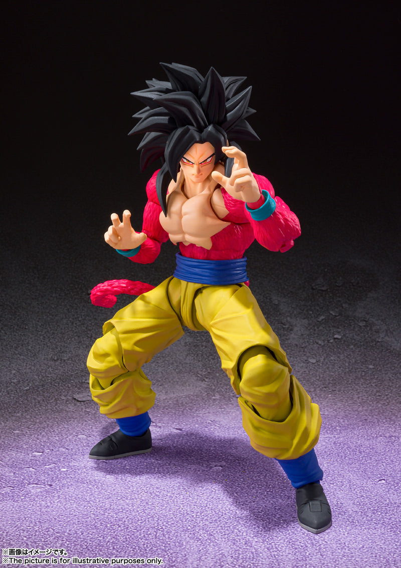 BANDAI Tamashii Nations S.H.Figuarts Super Saiyan 4 Son Goku - Dragon Ball GT Action Figure