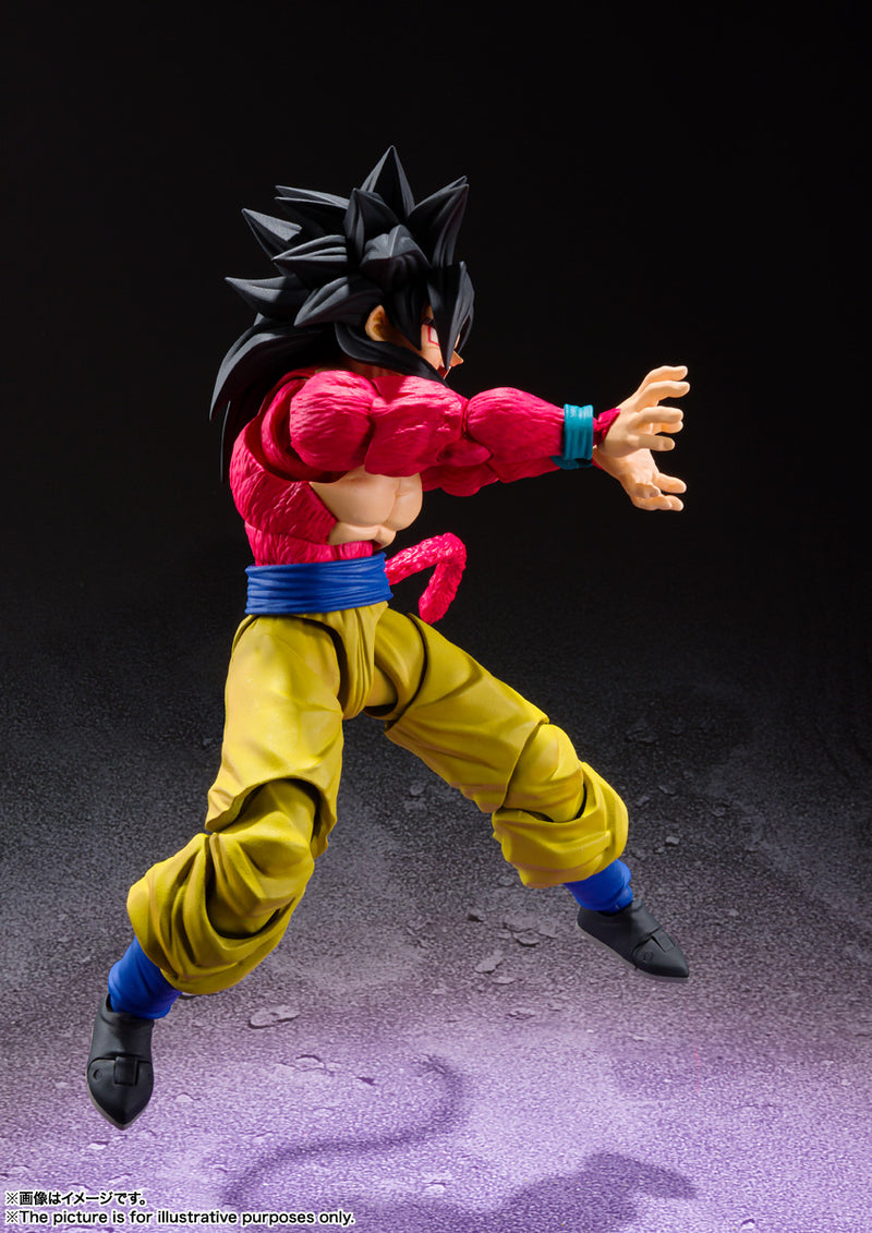 BANDAI Tamashii Nations S.H.Figuarts Super Saiyan 4 Son Goku - Dragon Ball GT Action Figure