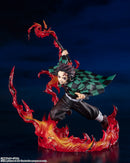 BANDAI Tamashii Nations FiguartsZero Tanjiro Kamado Total Concentration Breathing - Demon Slayer Figure