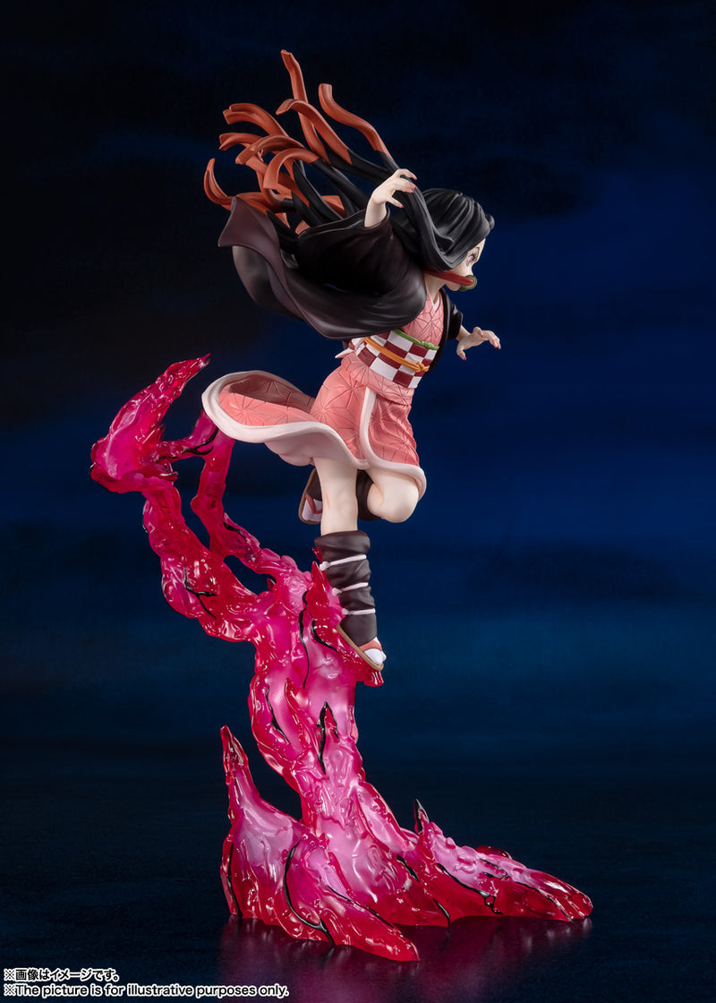 BANDAI Tamashii Nations FiguartsZero Nezuko Kamado Blood Demon Art - Demon Slayer Figure