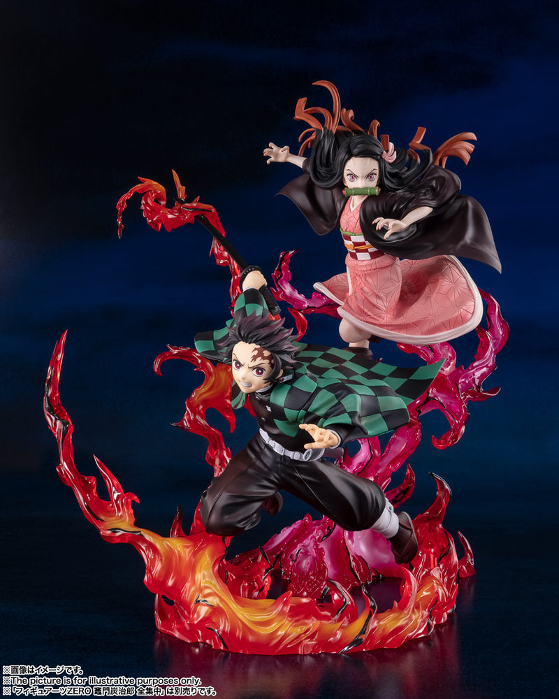 BANDAI Tamashii Nations FiguartsZero Nezuko Kamado Blood Demon Art - Demon Slayer Figure