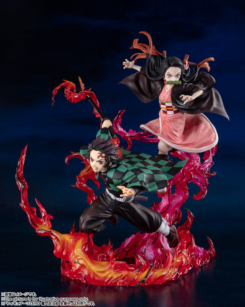 BANDAI Tamashii Nations FiguartsZero Nezuko Kamado Blood Demon Art - Demon Slayer Figure