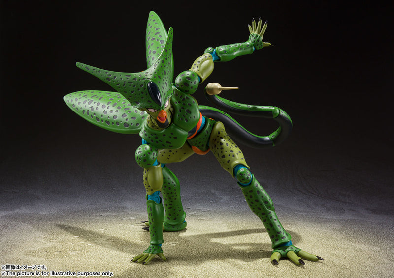 BANDAI Tamashii Nations S.H.Figuarts Cell First Form - Dragon Ball Z Action Figure