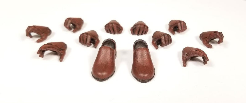 Four Horsemen Mythic Legions Brown Leather Hand/Foot Pack - Illythia Accessories